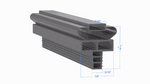 9604 by Strivide® 15 5/8 x 24 1/4 Compatible with Randell IN-GSK1020 - 9604