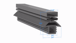 GHT232NWTO by Strivide® 21 1/2 x 59 1/2 Compatible with Traulsen 27564 - GHT232NWTO