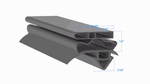 T35 by Strivide® 19 3/8 x 54 1/4 Compatible with True 811134 - T35