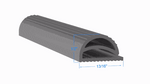 263232 by Strivide®, Magnetic Gasket 29 1/4 x 68 Compatible with Hobart 263232