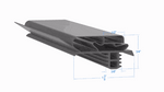 1701187 by Strivide®, Magnetic Gasket 15 3/8 x 16 3/8 Compatible with Delfield 1701187