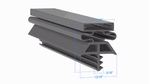25518-1075 by Strivide®, Magnetic Gasket 77 1/4 x 35 3/8 Compatible with Vollrath 25518-1075