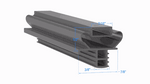1702475 by Strivide®, Magnetic Gasket 25 1/2 x 30 3/8 Compatible with Delfield 1702475