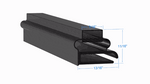 1702274 by Strivide®, Magnetic Gasket 26 13/16 x 29 1/2 Compatible with Delfield 1702274