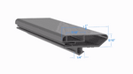 02-14160-2025 by Strivide®, Magnetic Gasket 28 3/8 x 71 1/16 Compatible with Anthony 02-14160-2025
