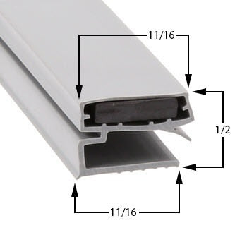 418130093702 by Strivide®, Magnetic Gasket 23 7/16 x 12 Compatible with Stanley-Knight 418130093702