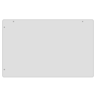 Sneeze Guard – 48” x 30” Hanging Shield – Horizontal or Vertical