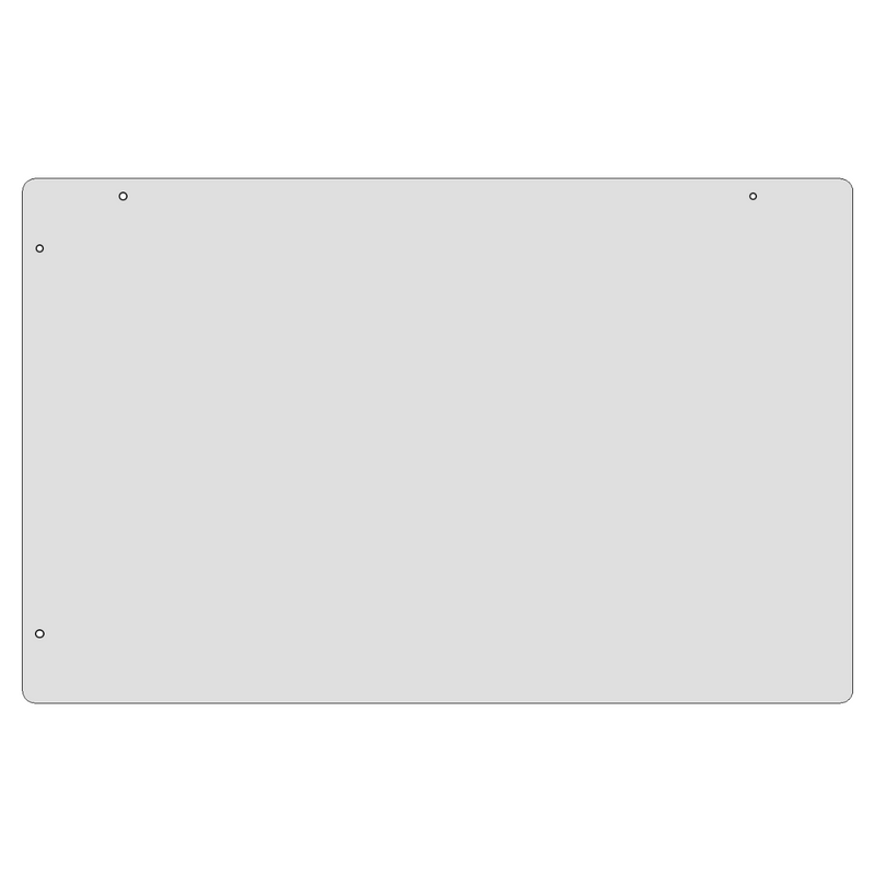 Sneeze Guard – 48” x 30” Hanging Shield – Horizontal or Vertical