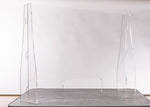 Sneeze Guard – 48” x 24” Portable Freestanding Shield with Access Hole