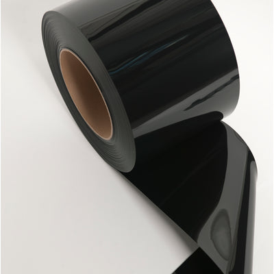 PVC Vinyl Strip Curtain Door Replacement Strips  -  3 Black Replacement Strips  -  12" Wide  x  96" Long  (12x96)  -  Black
