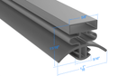 UPT276R by Strivide® 25 x 26 1/4 Compatible with Hobart 433623 - UPT276R