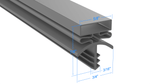 DG54780708 by Strivide®, Magnetic Gasket 55 3/16 x 82 15/16 Compatible with Brown DG54780708