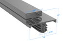 1702673 by Strivide®, Magnetic Gasket 59 15/16 x 25 1/16 Compatible with Delfield 1702673