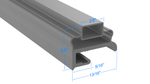 V18724 by Strivide® 20 1/4 x 62 1/2 Compatible with Delfield 1702003 - V18724