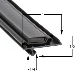 02-10090-0011 by Strivide®, Magnetic Gasket 28 3/4 x 70 Compatible with Anthony 02-10090-0011