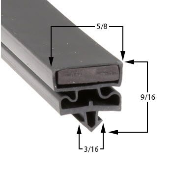 Styleline Part# 5595BSG3 Compatible Door Gasket