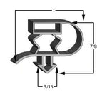 Strivide® Magnetic Gasket 22 3/4 x 24 3/4 Compatible with Cold Tech