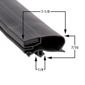 Anthony Part# 02-14160-2066 Door Gasket