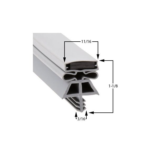 Kolpak Compatible Gasket Magnetic  for Part# 53515-2565 