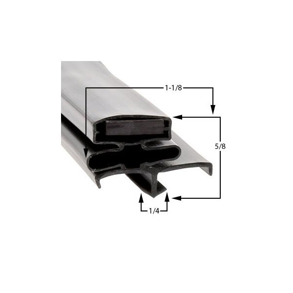 BeverageAir Part 703814B Door Gasket